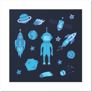 Outer space Posters and Art